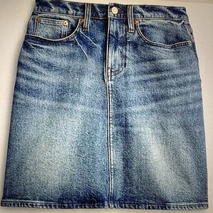 J. Crew denim mini skirt in light sky wash Size 28